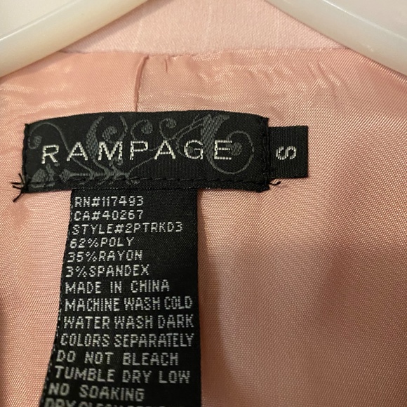 Light Pink Dress Coat- Size S - Picture 2 of 3